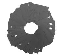 EXCEART Pochoirs Réutilisables en PP Noir pour Lettres et Chiffres DIY | Traçage Uniforme, Résistants aux Fissures, pour Enseignants et Créateurs D'enseignes sur Carton ou Murs