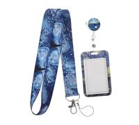 EXCEART Porte-badge Polyester Protège Cartes Bus Et Badges Id Avec Support Sécuritaire Pour Bureau École Et Voyage Housse Pratique Pour Cartes Étudiant Et Professionnels