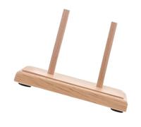 EXCEART Porte-bobines en Bois Massif de Pin 9x5 Cm, Support Double Tête Antidérapant pour Fil à Broder, Organiseur de Bobines Polyvalent pour Couture, Quilting et Perlage, Rangement