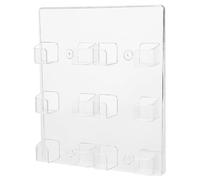 EXCEART Porte-cartes de Visite Transparent Mural Bureau, Multi-couches | Verre Organique, Compartiments pour Cartes Professionnelles et Adhésives, Design Moderne, pour Comptoirs