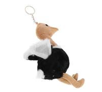 EXCEART Porte-clés Peluche Autruche en Coton Doux, Pendentif Paquet à Dos Adorable et Polyvalent, Accessoire pour Usage Quotidien ou Présent