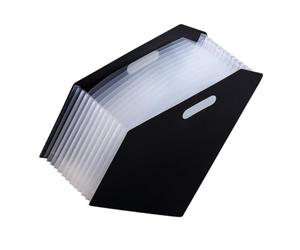 EXCEART Porte-documents extensible A4, Support télescopique multicouches en plastique, rangement dossiers pour bureau, pour magazines, fichiers et cahiers sur desktop