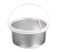 EXCEART Pot Cire Fondante Aluminium Non Adhérent Récipient Intérieur pour Machine Cire Épilation Bol Fondant avec Poignée Sécurisée Facile à Démouler Usage Professionnel et Domestique