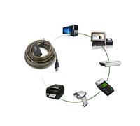 EXCEART Rallonge pour Extension de Signal USB 10m en Cuivre Câble PVC et Prolongation de Distance de Travail, pour Ordinateur et Webcam
