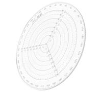 EXCEART Règle de Centre pour Outil de Création de Cercles Grand Modèle de Centre avec Aiguille Acier Inoxydable pour Projets de Bricolage