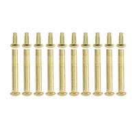 EXCEART Rivets Accessoires Élégants et Compatibles 10 Ensembles en Acier Inoxydable Doré Diamètre 3mm, Installation Facile pour Réparation et Fixation pour Ventilateur Pliant