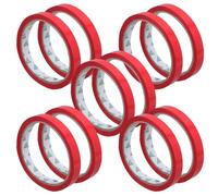 EXCEART Ruban Adhésif pour Légumes 10pcs en Polypropylène Rouge, Solide et Résistant, pour Marchés Fermiers et Supermarchés