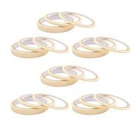 EXCEART Ruban de Masquage Autocollant pour Nail Art 18 Rouleaux en 3/5/12 MM Flexible Résidu Ruban Adhésif Portable pour Vernis à Ongles Usage Mains et Pieds Kit Pratique pour