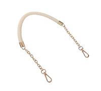 EXCEART Sangle De en Tissage Sangles De pour à Main Poignée De Multifonctionnelle Sangle De De Messager Sangles De à Main De Remplacement Faux Cuir Blanche