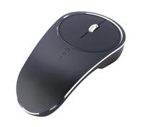 EXCEART Souris sans Fil Métal Silencieuse Pratique pour Bureau avec Métallique Design Ergonomique