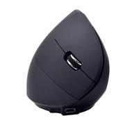 EXCEART Souris Verticale Ergonomique sans Fil Confortable pour Usage Prolongé Modèle à Cellules Sèches Noir