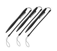 EXCEART Stylet Tactile Résistif Noir 3 Pièces avec Lanière Élastique Anti-Perte pour Dessiner et Écrire sur Écran Tactile avec Écriture Fluide en Abs