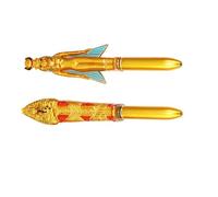 EXCEART Stylos à Bille Présent Rentrée en Plastique Égypte Antique Lot de 2 Design Figurine Pharaon Unique, Confortable pour Prise de Notes Plusieurs styles pour Plusieurs styles