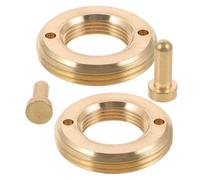 EXCEART Support D'antenne Nmo Lot de 2, Adaptateur Antenne UHF/VHF Femelle So239, Montage pour Véhicule et Bateau, Connecteur Radio Compact Compatible Système Nmo, Accessoires