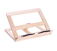 EXCEART Support de Livre en Bois Multifonction Angles Réglables et Matériau Robuste pour Étudiants, Porte-recettes Portable Lecture et L'apprentissage