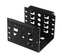 EXCEART Support De Montage 2,5 Pouces Vers 3,5 Pouces Pour Disque Dur Ssd, Accessoire Informatique, Rack Robuste Noir, Pour Boîtier Pc Et Organisation De Stockage