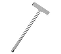 EXCEART Support de Panneau Réglable en Acier Inoxydable 40 Cm Pince Carrée 5 Mm, Poteau Guide Portable pour Panneaux de Parade, Élections, Événements Sportifs et Activités de Plein Air,