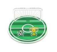 EXCEART Support de Téléphone en Acrylique Terrain de Football Support de Bureau Décoratif Compact pour Fans de Football Accessoire Souvenir Compatible Smartphones Présent Fan de Foot