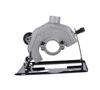 EXCEART Support Métallique pour Meuleuse D'angle 125mm, Coupe Incliné 45 | Socle Multifonction, Anti-dérapant et Portable, Kit D'installation Inclus