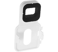 EXCEART Support Mural de Prise en Abs Blanc Câble USB Court, Installation Facile et Gain de Place pour Fixation D'alimentations en Usage Domestique