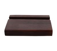 EXCEART Support Téléphone Bois Massif Profond 12,7 X 10,2 Cm Support Portable Polyvalent pour Smartphone et Tablette Cuisine sans Utilisation des Mains