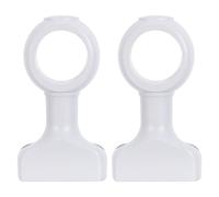 EXCEART Supports en Bois 35 MM pour Support de Tringle à Rideaux, Lot de 2, Fixation Murale Espace Optimisé, Idéal pour Rideaux de Fenêtre