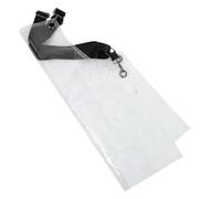 EXCEART Tablier de Coiffeur Transparent Réglable en Tpu Imperméable avec Poches, Design Ample et Léger pour Salons de Beauté et Studios Professionnels