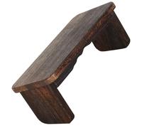 EXCEART Tabouret à Genoux Pliant en Bois Massif, Petit Modèle Café