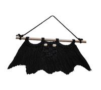 EXCEART Tentures Murales Dhalloween Pendentif Macramé Chauve-Souris Décoration Murale Ornement De Chauve-Souris Pendentifs en Macramé Décorations Dhalloween 3D Extérieur Coller Provisions