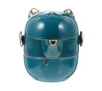 EXCEART Théière Portable en Céramique Forme de Chat Vert 3 Pièces Ensemble de Thé Léger et Facile à Transporter pour Bureau et Restaurants