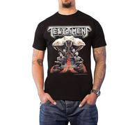 Exceed Custom Men's Summer Fashion T-Shirt Testament T Shirt Brotherhood of The Snake Mens Black L