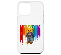 Exceed The Limit New York Teddy Bear- Colorful NYC Boroughs Coque pour iPhone 12 Pro Max