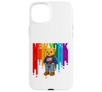 Exceed The Limit New York Teddy Bear- Colorful NYC Boroughs Coque pour iPhone 15 Plus