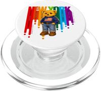 Exceed The Limit New York Teddy Bear- Colorful NYC Boroughs PopSockets PopGrip pour MagSafe