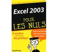 Excel 2003 pour les nuls