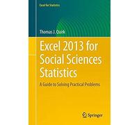 Excel 2013 For Social Sciences Statistics