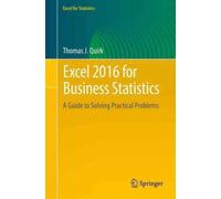 Excel 2016 For Business Statistics