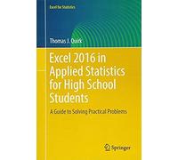 Excel 2016 In Applied Statistics For High School Students