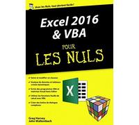 Excel 2016 & VBA Mégapoche Pour les Nuls