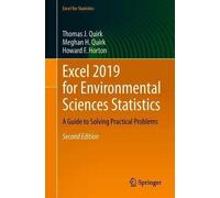 Excel 2019 For Environmental Sciences Statistics