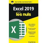 Excel 2019 Poche pour les Nuls Greg Harvey (Auteur)