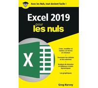 Excel 2019 Poche pour les Nuls - Greg Harvey - First Interactive - Poche - Manuel
