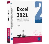 Excel 2021 - Coffret de 2 livres : Apprendre et concevoir des tableaux financiers - Collectif - Eni Editions - Coffret - Manuel