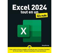 Excel 2024 Tout en un pour les Nuls - Greg Harvey - First Interactive - broché - Manuel