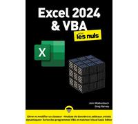 Excel 2024 & VBA pour les Nuls - Greg Harvey - First Interactive - broché - Guide