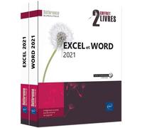 Excel et Word 2021 - Coffret de deux livres