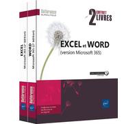 Excel et Word (version Microsoft 365) - Coffret de deux livres - Collectif - Eni Editions - Coffret - Manuel