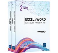 Excel et Word (versions 2024 et Microsoft 365) - Coffret de deux livres - Collectif - Eni Editions - Coffret - Manuel