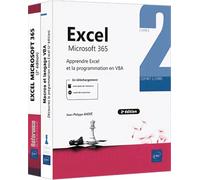 Excel Microsoft 365 - Coffret En 2 Volumes : Apprendre Excel Et La Programmation En Vba