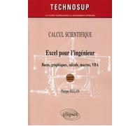 Excel pour l'ingénieur - 2e édition - Philippe Bellan - Ellipses - broché - Etude
